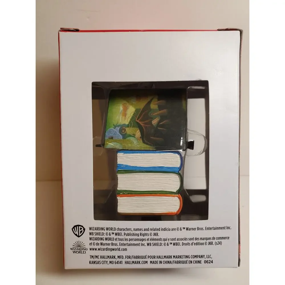 Hallmark Ornament - Harry Potter Book and Wand
